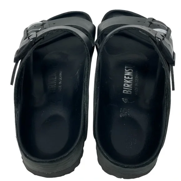𝅺Birkenstock X Valentino Garavani Leather Sandal Black - Picture 4 of 8
